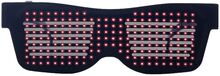 LED Bluetooth Glasögon - Röd