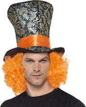 Mad Hatter med Peruk - One size