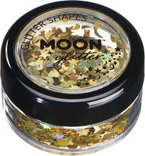 Moon Creations Holographic Glitter Shapes - Guld