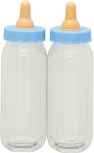 Nappflaskor Ljusblå Babyshower - 2-pack