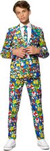 OppoSuits Teen Super Mario Kostym - 134/140