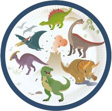 Pappersassietter Happy Dinosaur - 8-pack