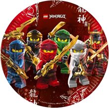 Papperstallrikar Lego Ninjago - 8-pack