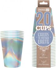 Party Cups Papper Holografisk - 20-pack