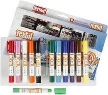 Playcolor Textilpennor - 12-pack