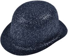 Plommonstop Glitter Svart Hatt - One size