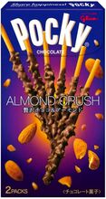 Pocky Crushed Nuts Almond Milk Chocolate - 25 gram