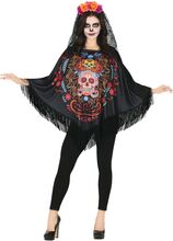 Poncho Day of the Dead - One size