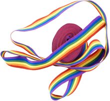 Pridefärgat Textilband
