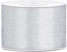 Satinband Silver - 50 mm x 25 m
