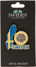 Souvenir Sweden Karta Magnet