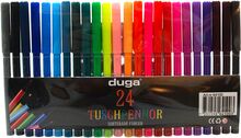 Duga Tuschpennor Mix - 24-pack