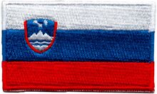 Tygmärke Flagga Slovenien