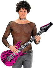 Uppblåsbar Gitarr Zebra Rosa