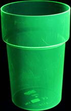 UV Neon Ölglas - 4-pack Grön