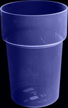 UV Neon Ölglas - 4-pack Blå