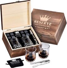 Whiskey Stone Set med Glas