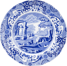 Spode - Blue Italian tallerken flat 23 cm