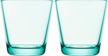 Iittala - Kartio glass 21 cl 2 stk vanngrønn