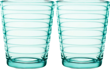 Iittala - Aino Aalto glass 22 cl 2 stk vanngrønn