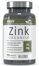 Elexir Pharma | Organisk Zink 25 mg