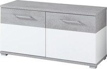 Germania Skoskap Topix 96x40x50,4 cm hvit og betong