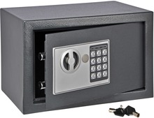 HI Safe med elektrisk lås mørkegrå 31x20x20 cm