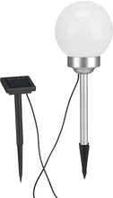 HI Soldrevet LED-lyskule for hage roterende 15 cm