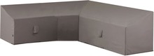Madison L-formet møbeltrekk 300x300x90 cm grå