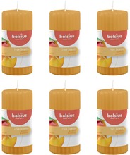 Bolsius Ribbade blockljus med doft 6-pack 120x58 mm mango