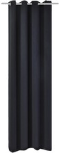 vidaXL Lystett gardin med metallmaljer 270x245 cm svart