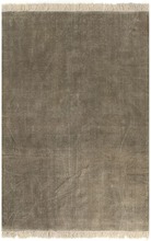 vidaXL Gulvsteppe kilim-vevet bomull 120x180 cm gråbrun