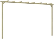 vidaXL Pergola da Giardino Legno di Pino Impregnato 360x200x60 cm