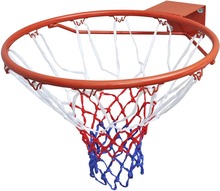 vidaXL Set Canestro da Basket con Rete Arancione 45 cm