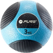 Pure2Improve Medisinball 3 kg blå