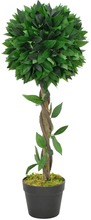 vidaXL Kunstig laurbærtre med potte grønn 70 cm
