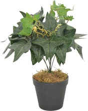 vidaXL Kunstige eføyblader med potte grønn 45 cm