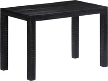 vidaXL Spisebord svart 118x60x76 cm heltre mango