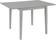 vidaXL Uttrekkbart spisebord grå (80-120)x80x74 cm MDF