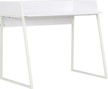 vidaXL Skrivebord hvit 90x60x88 cm