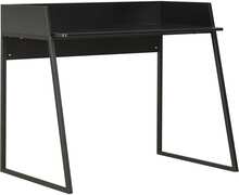 vidaXL Skrivebord svart 90x60x88 cm