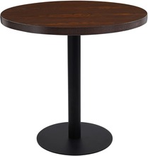 vidaXL Bistrobord mørkebrun 80 cm MDF