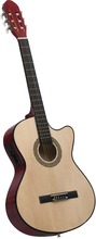 vidaXL Western klassisk cutaway gitar med equalizer og 6 strenger