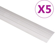 vidaXL Gulvprofiler 5 stk aluminium 134 cm gull