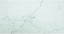 vidaXL Bordsskiva vit 120x65 cm 8 mm härdat glas med marmortextur