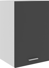 vidaXL Hengende skap grå 39,5x31x60 cm sponplate