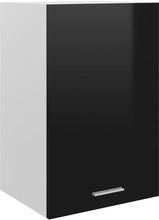 vidaXL Hengende skap høyglans svart 39,5x31x60 cm sponplate