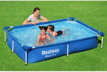 Bestway Steel Pro svømmebasseng 221x150x43 cm