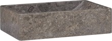 vidaXL Handfat grå 45x30x12 cm marmor