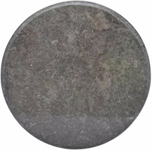 vidaXL Bordsskiva svart Ø60x2,5 cm marmor